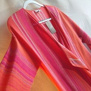 NWT J Jill  size M * long cardigan open front tunic sweater